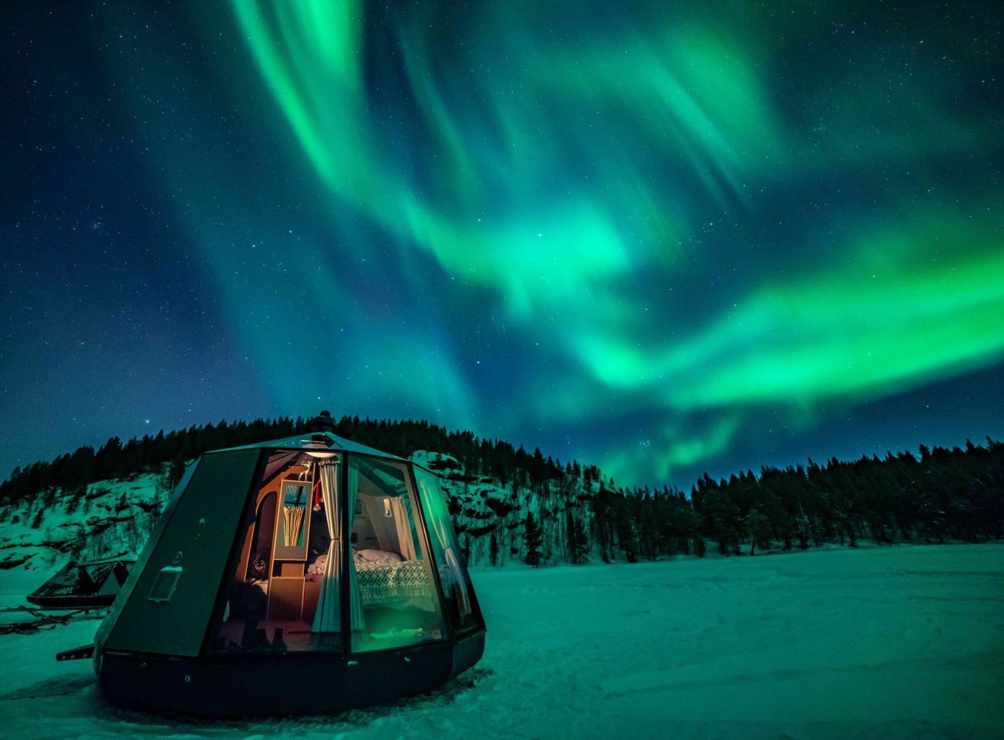 Aurora Camp Kurravaara Villa Ngoại thất bức ảnh