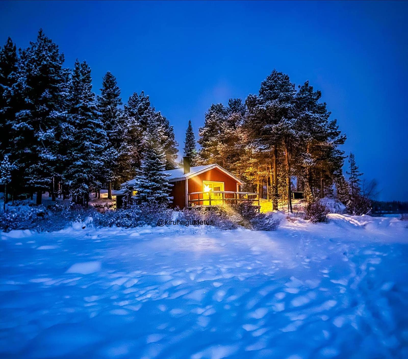 Aurora Camp Kurravaara Villa Ngoại thất bức ảnh