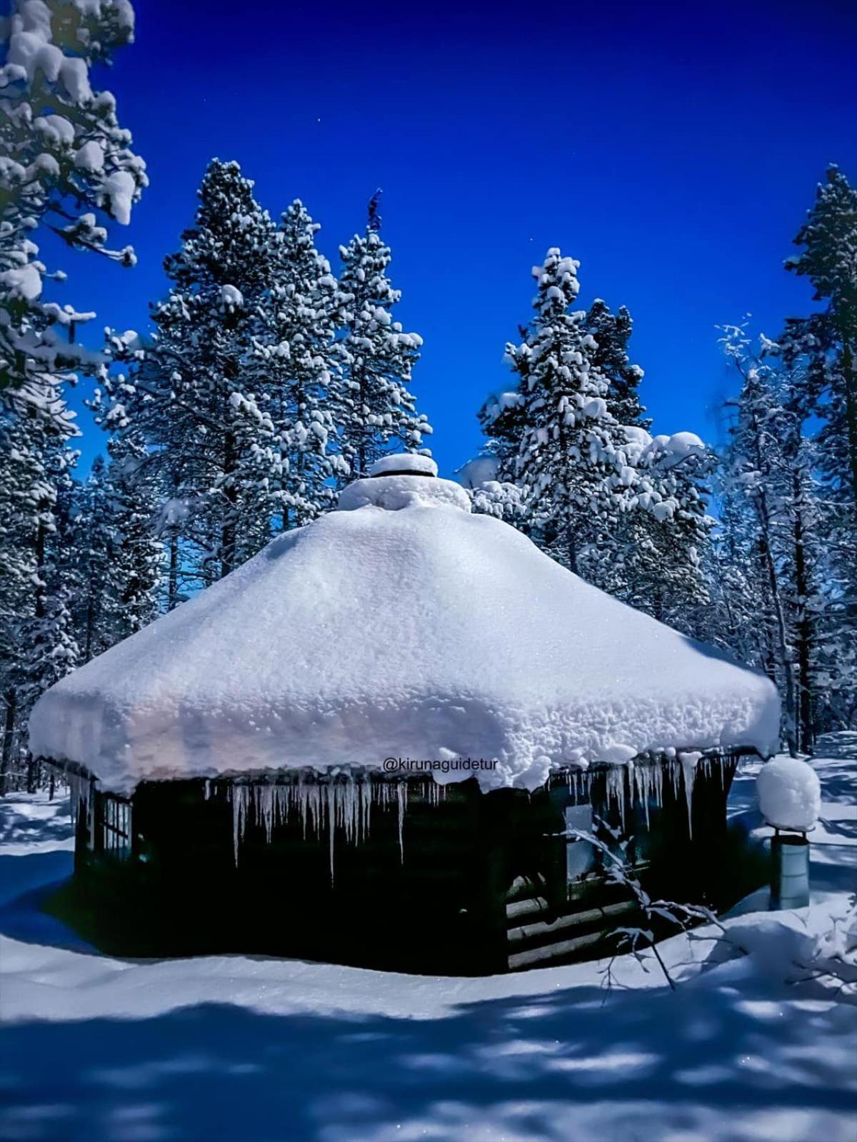 Aurora Camp Kurravaara Villa Ngoại thất bức ảnh