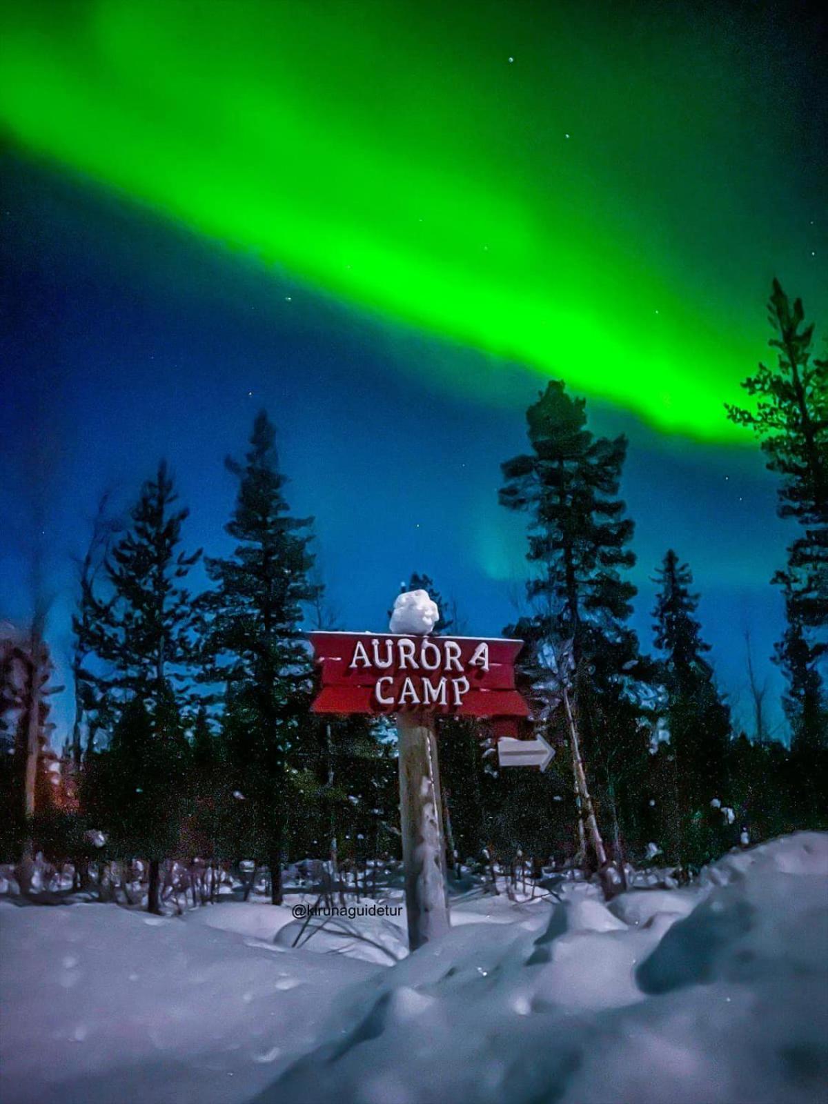 Aurora Camp Kurravaara Villa Ngoại thất bức ảnh