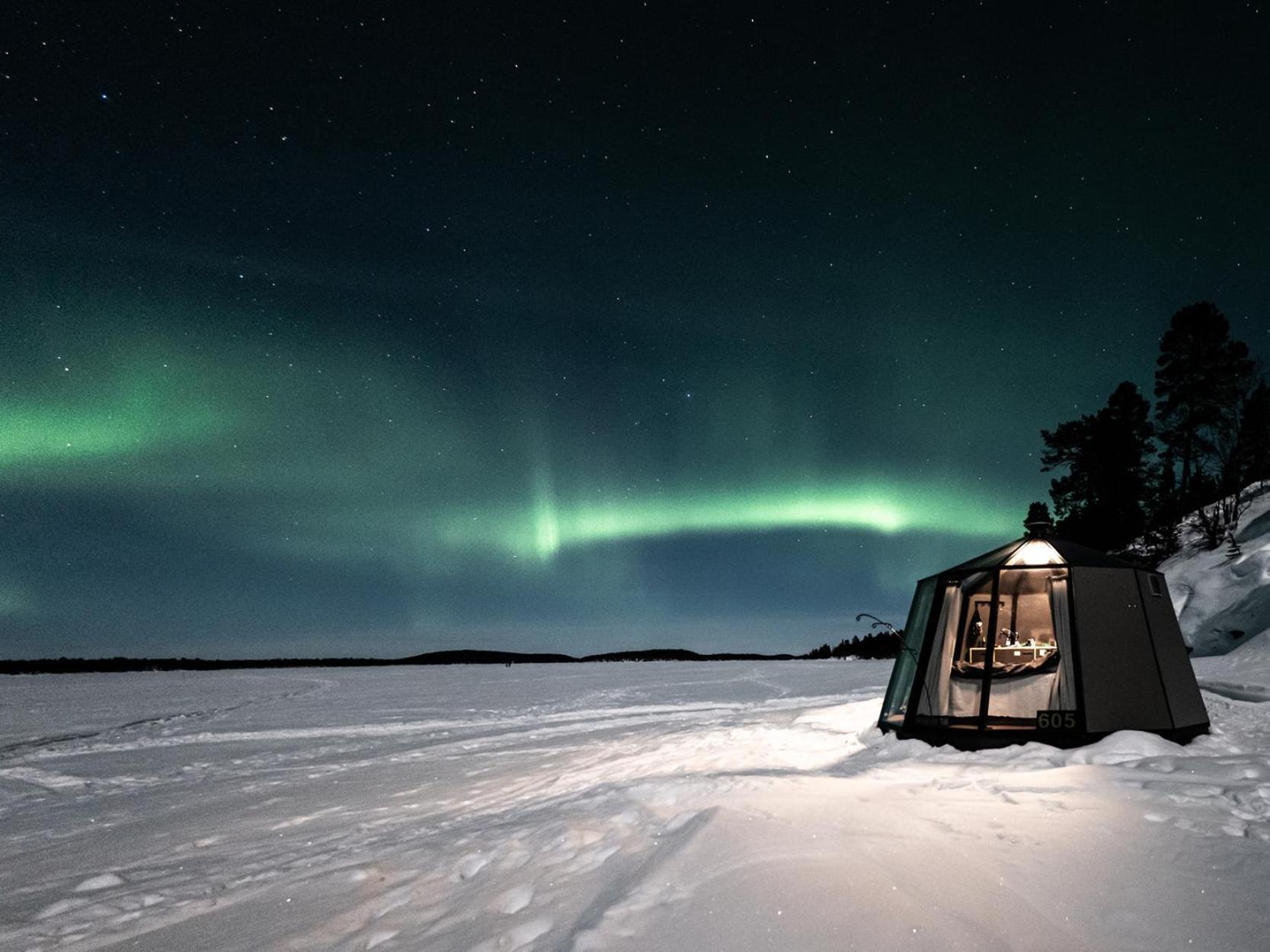 Aurora Camp Kurravaara Villa Ngoại thất bức ảnh