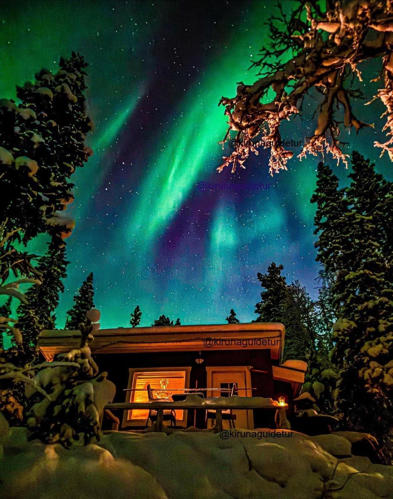Aurora Camp Kurravaara Villa Ngoại thất bức ảnh